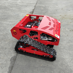 Gran oferta, cortacésped con Control remoto sobre orugas de arranque eléctrico personalizado, Mini Robot cortacésped con accesorios para quitanieves - Product Image 6