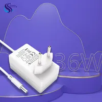 Sales Well Interchangeable Plug Power Adapter 36w 12v 3a Ac Dc Power Adapter With Ce Kc Bs Gs Fcc Certification