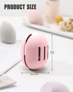Support de rangement en silicone pour éponges de maquillage, étui de présentation pour œufs de beauté, vente en gros, haute qualité - Product Image 3