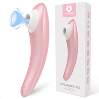Vibrateur S-hande rechargeable étanche en silicone pour stimulation du mamelon et du clitoris, jouet sexuel pour femmes