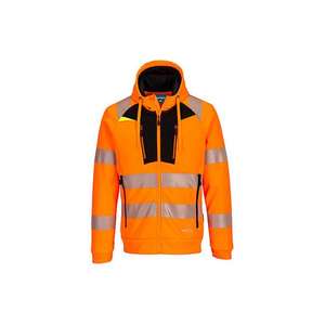 PORTWEST - DX477OBRM DX4 Sweat col entonnoir haute visibilité orange/noir-EAN 5036108386338 HI-VIS WORKWEAR - Product Image 1