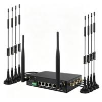 Routeur Industriel Double SIM Double Bande Wi-Fi 6 Passerelle Ethernet Gigabit Port Série RS232 RS485 pour Automatisation Industrielle et Données de Site
