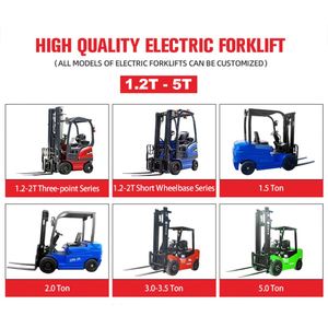Envío Gratis, Montacargas Eléctrico de 1.2 y 2 Toneladas, Certificado CE, Batería de Litio para Interiores, 4x4, 4 Ruedas, para Almacenes - Product Image 5
