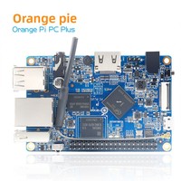 OrangePi PC Plus Development Board Allwinner H3 Chip Komputer Papan Tunggal Pemrograman Sumber Terbuka