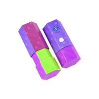 Tube en papier d'emballage biodégradable personnalisé résistant aux enfants Cylindre Boîte à tubes en papier avec serrure pour enfants