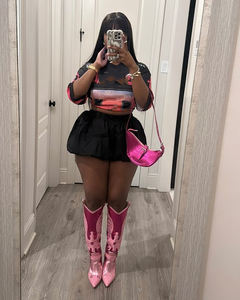 Conjuntos de falda de moda para <span class=keywords><strong>mujer</strong></span>, camisa holgada con estampado de malla, <span class=keywords><strong>Jersey</strong></span> y minifaldas, conjuntos de 2 piezas, conjuntos de <span class=keywords><strong>Jersey</strong></span> informales Y2K de dos piezas - Product Image 5