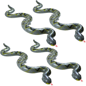 <b>Inflatable</b> Snake Animal Prop PVC Reusable Halloween Decoration 48 Inch Model - Product Image 1