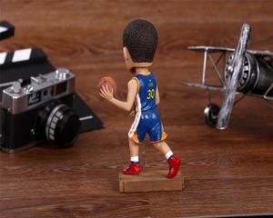 Figurine artisanale en résine personnalisée <span class=keywords><strong>NBA</strong></span> Curry, tête de Bobblehead personnalisée pour décoration de cadeau - Product Image 5