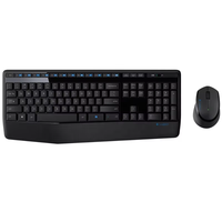 Teclado y Ratón Inalámbricos RGB Retroiluminados Originales al por Mayor para MK345 con Teclas Multimedia en Stock