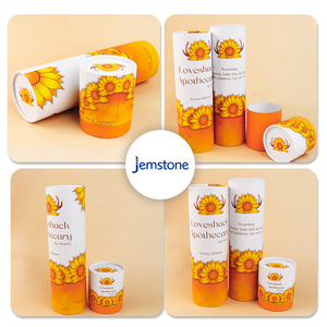 Eco-Friendly <b>Materials</b> Hot Selling Custom Color <b>Printed</b> Packaging Paper Tube With Lid - Product Image 6
