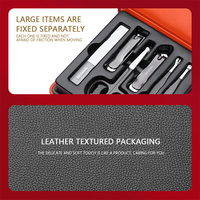 Professionnel En Acier Inoxydable Portable Multi-fonction Clipper Ongles Kit Professionnel Manucure Ensemble Boîte