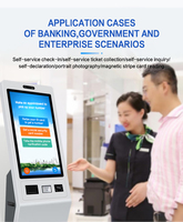 Kiosque électronique de billet de système de gestion de file d'attente d'usine pour l'équipement de gestion de file d'attente de banque