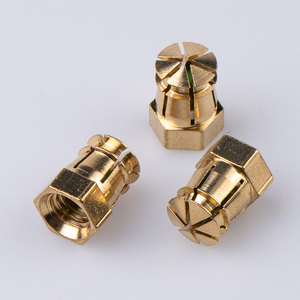 Tùy chỉnh m6x12mm Đồng hạt lục giác mở rộng pre-nhúng Brass chèn <span class=keywords><strong>NUT</strong></span> - Product Image 1
