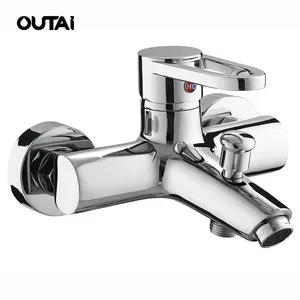 Cold and Hot <strong>Wall</strong> <strong>Mount</strong> Bathroom Bathtub Faucet Bath <strong>Shower</strong> <strong>Mixer</strong> <strong>Taps</strong> - Product Image 5