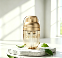 Bouteille PET à double compartiment de 40 ml, mini-récipient portable avec couleur personnalisée et marquage à chaud pour crème solaire d'extérieur