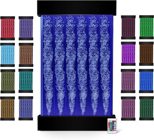 Panel de burbujas de luz RGB para fuente de agua acrílica interior de pared de burbujas de agua acrílica personalizada - Product Image 1