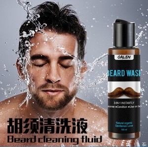 Barba lavado Etiqueta Privada natural 3-en-1 ingredientes hidratante nutritivo barba estilo hidratante <span class=keywords><strong>bigote</strong></span> lavado - Product Image 2
