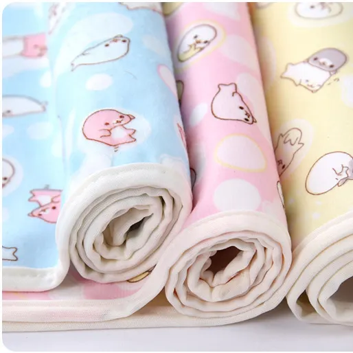 Baby Kids Reusable Waterproof Mattress Bedding Diapering Infant Changing Mat Washable Breathable Soft Diamond velvet Blankets