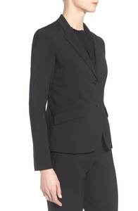 Conjuntos de Traje Casual para Mujer de Alta Calidad Personalizados con MOQ Bajo, Blazer y Pantalones, 100% Lana, Antiarrugas, Cuello de Solapa, Transpirable - Product Image 4