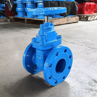 Vanne à opercule en laiton à étanchéité rigide norme F4 DIN3202 pour la purification de l'eau et le traitement des eaux usées