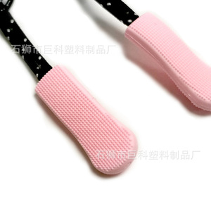 Tiradores de Cremallera de Plástico Rosa con Hilo Reflectante de TPU Sin Bloqueo para Bolsas de Ropa, Prendas, Textiles del Hogar, Industria del Calzado - Product Image 3