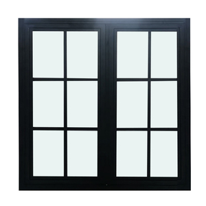 Portes et fenêtres en acier et verre Cadre métallique Double balançoire pour appartement - Product Image 3