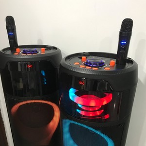 Loa Party Bass chất lượng cao 8223, Loa Boombox kép 8 inch, Loa DJ nhựa lớn TWS với bộ chuyển đổi, Micro không dây - Product Image 5