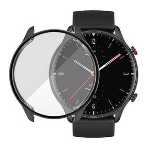 Funda para Reloj Inteligente <span class=keywords><strong>Amazfit</strong></span> <span class=keywords><strong>GTR</strong></span> <span class=keywords><strong>2</strong></span>, Funda Protectora Completa para GTR2e, TPU Galvanizado - Product Image 5