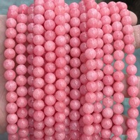 Perles rondes en calcédoine rouge veinée, à faire soi-même, perles lâches, fabrication artisanale, accessoires de bijoux en pierre naturelle, vente en gros directe d'usine
