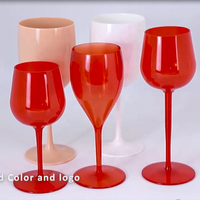 Incassable 600ml en plastique Gin & Tonic Gin verre tasses réutilisables en plastique verres à vin tasses gobelet en plastique verres à Cocktail