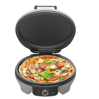 Machine à pizza électrique Aifa automatique avec revêtement antiadhésif Fours à pizza neufs détachables de 12 "à usage domestique