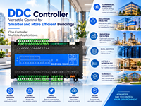 Contrôleur DDC Milesgo DDC1002-12800, contrôleur HVAC industriel pour BMS, systèmes d'automatisation des bâtiments et de gestion de l'énergie