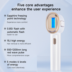 Appareils d'<span class=keywords><strong>épilation</strong></span> saphir de la maison machine permanente par appareil laser à la maison utiliser refroidissement par glace ipl enlever les poils du visage - Product Image 3