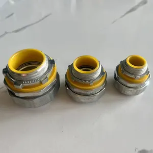 Electrical Waterproof Liquid Tight Flexible Conduit Connector For Metal Conduit