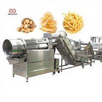 Frietjes Maken Frites En Frites Compleet Productielijn 500 Kg/u Volledig Bevroren Frietproductielijn
