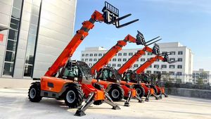 Manipulador Telescópico 4x4 con Pluma de Elevación de 7m 10m 14m 18m de Altura, Capacidad de Carga de 3 Toneladas 3.5 Toneladas 4 Toneladas 5 Toneladas 6 Toneladas - Product Image 2