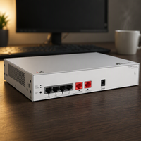 Routeur multiservice Huawei EKitEngine AR280-4T2N, 4 ports GE + 2 emplacements pour modems LTE, passerelle d'entreprise avec contrôleur AC intégré