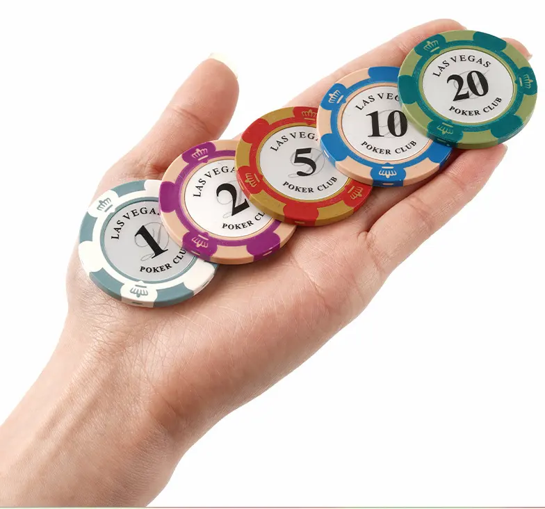 Tùy Chỉnh Chất Lượng Cao 14G Chơi Game Đồ Chơi Gốm Đất Sét Poker Chip Giá Rẻ Poker Chip Bộ