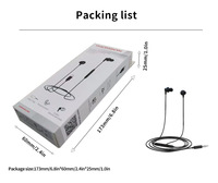 Écouteurs intra-auriculaires de gaming 3,5 mm avec contrôle du volume et microphone, vente en gros