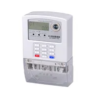 Medidor de token de electricidad, medidor de energía con teclado digital inteligente de dos cables, monofásico, RF, infrarrojo, prepago
