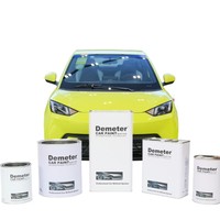 Haute qualité 1K perle couleur tinters 1K cristal clair vernis couche Auto peinture voiture peinture/Auto finition plastique revêtement pulvérisation