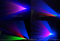 Projecteur laser à faisceau programmable RGB DMX à 3 têtes, lumière laser de bar pour DJ, pour spectacles en boîte de nuit