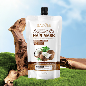 OEM <span class=keywords><strong>SADOER</strong></span> ผลิตภัณฑ์มาใหม่ ขายดี ครีมนวดผมน้ำมันมะพร้าว บำรุงผมนุ่มสลวย ฟูสวย แฮร์มาส์ก แบรนด์ส่วนตัว - Product Image 1
