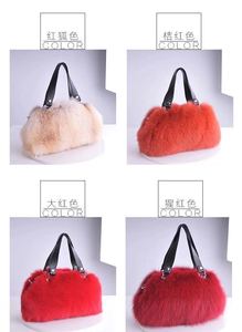 Penjualan laris 2024 dompet dan tas tangan desainer bulu rubah asli <span class=keywords><strong>Mini</strong></span> musim gugur dan musim dingin - Product Image 5