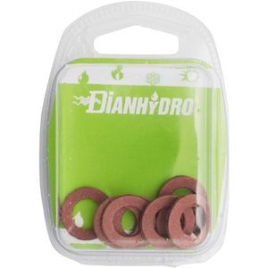 Joints sanitaires Dianhydro Red 3/8 pouce, lot de 10 pour équipements de plomberie - Product Image 1