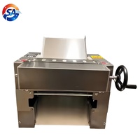 Laminoir à pâte électrique semi-automatique haute vitesse Sassy Cook pour croissants et pâtes feuilletées, faible niveau sonore