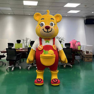 ازياء القط الكرتونية المخصصة 3d تصميم فقاعة منحوت الكرتون الحيوان التميمة دمية الدعائم المعارض - Product Image 4