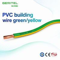 PVC V-90 Isoliertes 0,6/1KV Erdkabel Einadrig Grün/Gelb Kupferdraht SAA für Elektroinstallationen