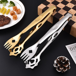 SF26 707 ชุดที่คีบอาหารสแตนเลสสีทอง ทนทาน ใช้ได้ทุกฤดูกาล - Product Image 4