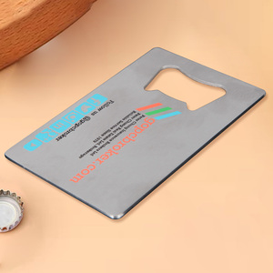 LOGO Dụng Cụ Mở Nắp Chai Thẻ Bài Kinh Doanh Thăng Hoa In Bằng Thép Không Gỉ Bằng Kim Loại Tùy Chỉnh - Product Image 4